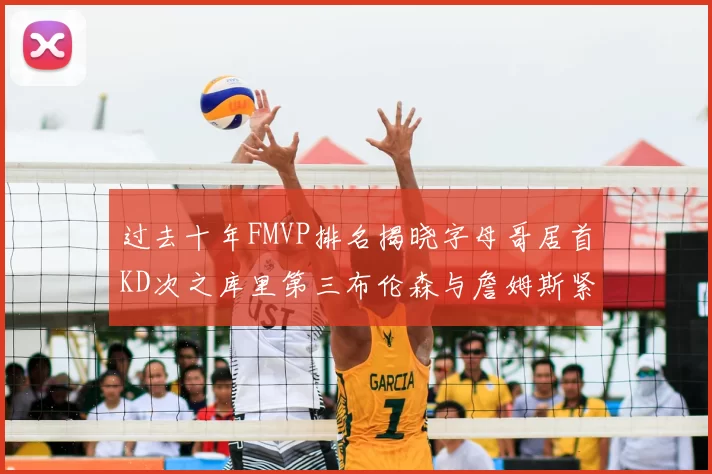 过去十年FMVP排名揭晓字母哥居首KD次之库里第三布伦森与詹姆斯紧随其后